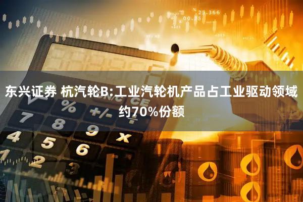 东兴证券 杭汽轮B:工业汽轮机产品占工业驱动领域约70%份额