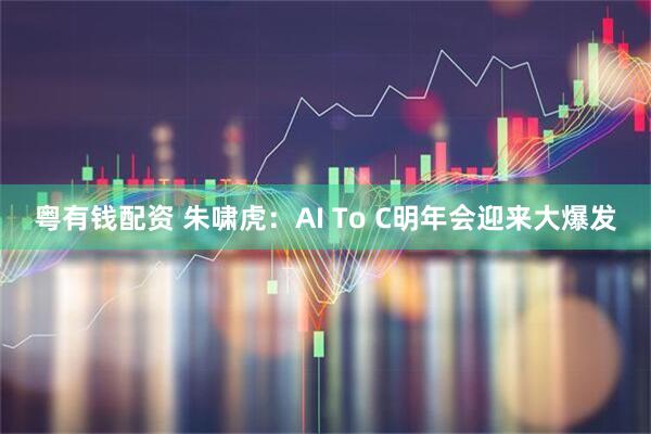 粤有钱配资 朱啸虎：AI To C明年会迎来大爆发