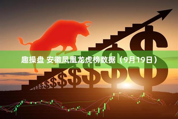 趣操盘 安徽凤凰龙虎榜数据（9月19日）